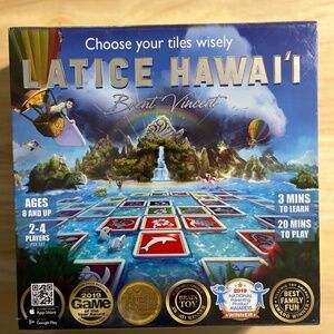 LATTICE HAWAII Board Game of the Year 2019 - B. Vincent NEW SEALED
